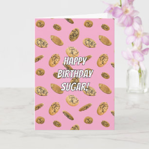Carte d'anniversaire Biscuit aux pépites de chocol