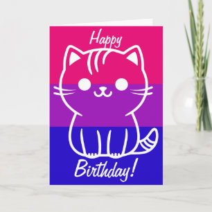 Carte d'anniversaire bisexuelle