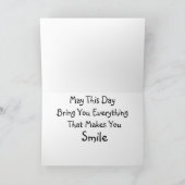 Carte d'anniversaire Black Lab Puppy (Intérieur)