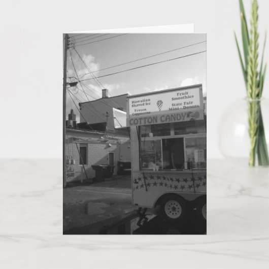 Carte d'anniversaire "Black & White Cotton Candy S (Devant)