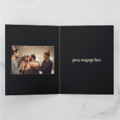 Carte d'anniversaire Black White Modern (Intérieur)