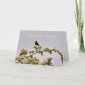 Carte d'anniversaire : Blackbird (Devant)