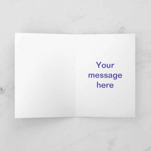 Carte d'Anniversaire Bleue (Intérieur)