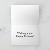 Carte d'anniversaire bleue irlandaise de chien du (Intérieur)