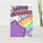 Carte d'anniversaire Blobcat (Devant)