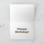 Carte d'anniversaire Blocs de construction et Briq (Intérieur)