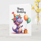 Carte d'anniversaire Blossom Hat (Fleur jaune)