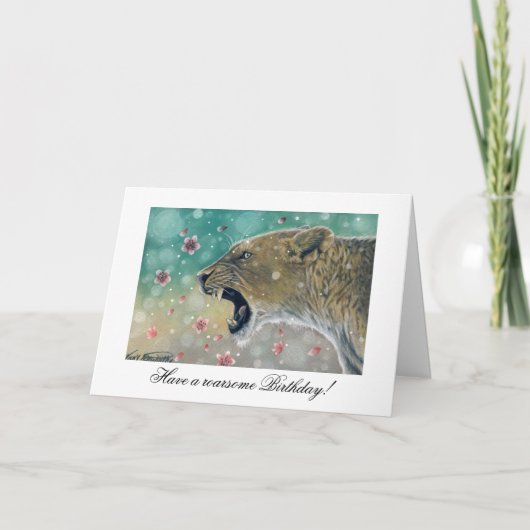 Carte d'anniversaire Blossoms (Devant)