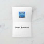 Carte d'anniversaire Blue Ball (Intérieur)