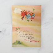 Carte d'anniversaire Blue Bird (Intérieur)