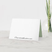 Carte d'anniversaire Blue Hydrangea (Dos)