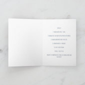 Carte d'anniversaire Blue Space Aquarius (Intérieur)