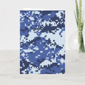 Carte d'anniversaire Blue Video Gamer 9th (Dos)