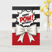 Carte d'anniversaire Bold Burst (Fleur jaune)