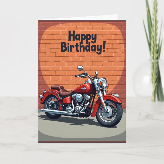 Carte d'anniversaire Bold Cruiser (Devant)
