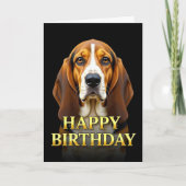 CARTE D'ANNIVERSAIRE BOLD DISTINCT GROS PLAN BASSE (Devant)
