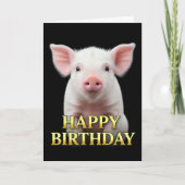 CARTE D'ANNIVERSAIRE BOLD DISTINCTE DE PORCELET (Devant)