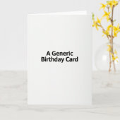 Carte d'anniversaire Bold Type (Fleur jaune)
