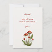 Carte d'Anniversaire Botanique Soignée (Dos)