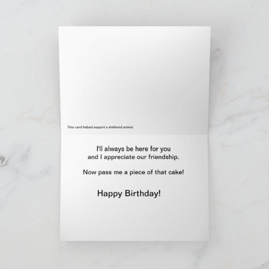 Carte d'anniversaire Boxer (Intérieur)
