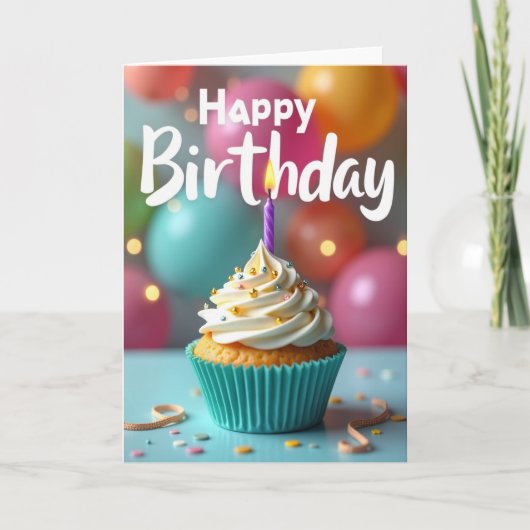 Carte d'anniversaire Bright Star (Devant)