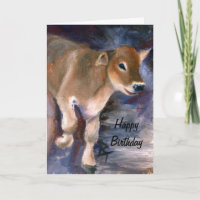 Carte d'anniversaire Brown Suisse