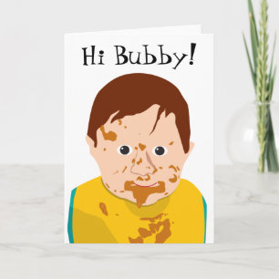 Carte d'anniversaire Buby