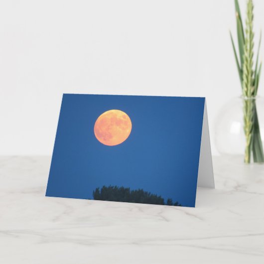 Carte d'anniversaire « Buck Moon » (Devant)