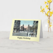 Carte d'anniversaire - Budapest, Hongrie (Fleur jaune)