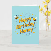 Carte d'anniversaire Bug jaune (Fleur jaune)