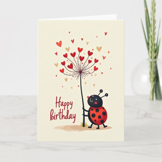 Carte d'anniversaire Buggy Heart (Devant)
