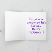 Carte d'anniversaire Bullldog (Intérieur)