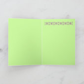 Carte d'anniversaire Bumble Bee (Intérieur)