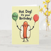 Carte d'anniversaire Bun Sprinkle (Fleur jaune)