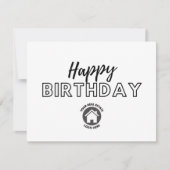 Carte d'anniversaire Business Realty (Devant)