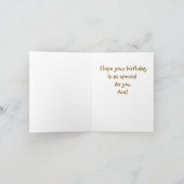 Carte d'anniversaire cabine au bord du lac (Intérieur)