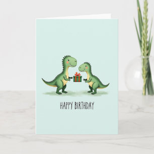 Carte d'anniversaire Cadeau Lézard