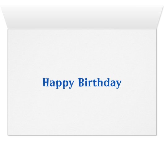 Carte d'anniversaire Cadillac (Intérieur Horizontal (Bas))
