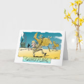 Carte d'anniversaire Camelflage (Fleur jaune)