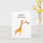Carte d'anniversaire canadienne – Joyeux Anniversa (Fleur jaune)