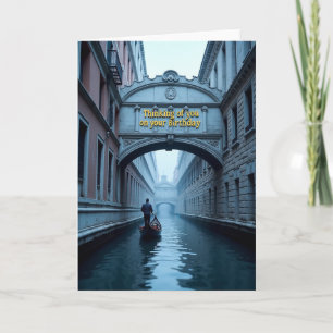Carte d'anniversaire Canal Pensées pour toi