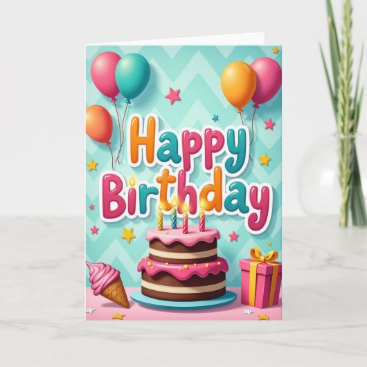 Carte d'anniversaire Candy (Devant)