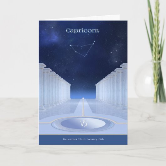 Carte d'anniversaire Capricorn (Devant)
