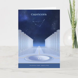 Carte d'anniversaire Capricorn