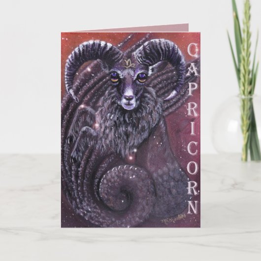Carte d'anniversaire Capricorn (Devant)