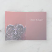 Carte d'anniversaire Capricorn (Intérieur)