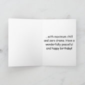 Carte d'anniversaire Capybara Chill (Intérieur)