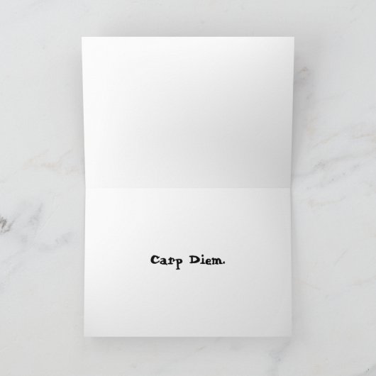 Carte d'anniversaire Carp (Intérieur)