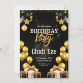 carte d'anniversaire - carte d'invitation (Devant)