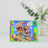 Carte d'anniversaire - Carte postale (Debout devant)